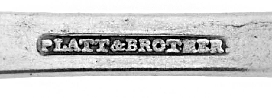Coin Silver Flatware Tablespoon (Serving Spoon) by Platt & Brother-4