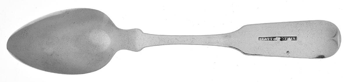 Coin Silver Flatware Teaspoon by Platt & Brother-2