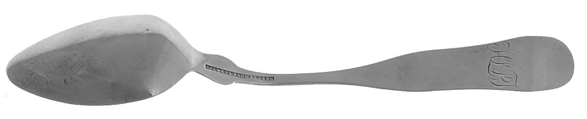 Coin Silver Flatware Teaspoon by Palmer & Bachelder-2