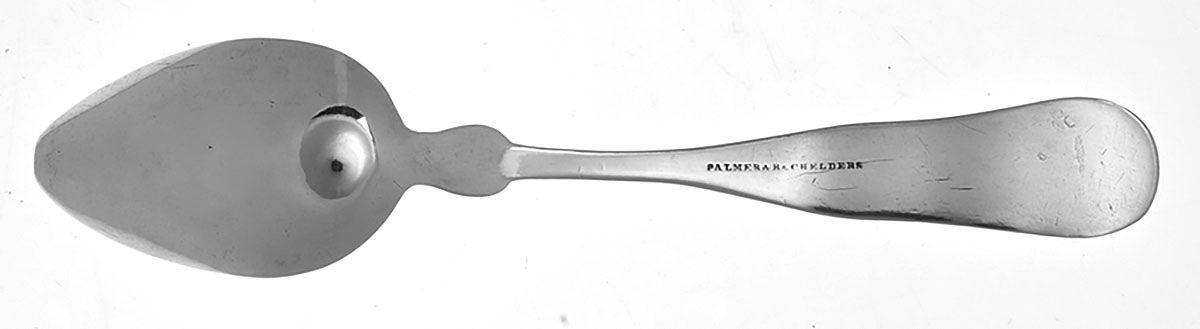 Coin Silver Flatware Teaspoon by Palmer & Bachelder-2