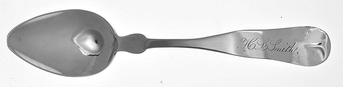 Coin Silver Flatware Teaspoon by Palmer & Bachelder-1