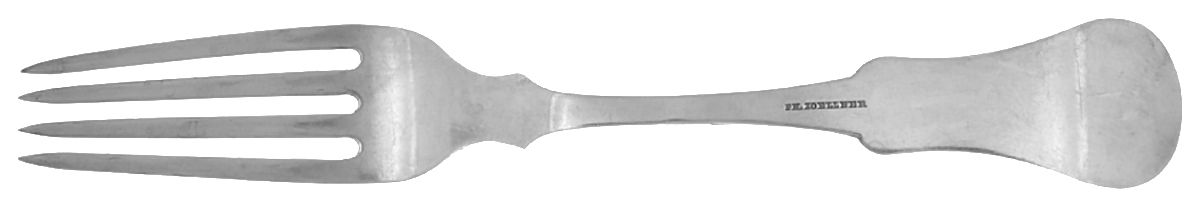 Coin Silver Flatware Fork by Ph Zoellner-2