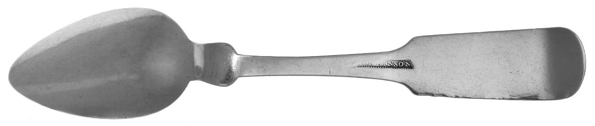 Coin Silver Flatware Teaspoon by Pliny Dickinson-2
