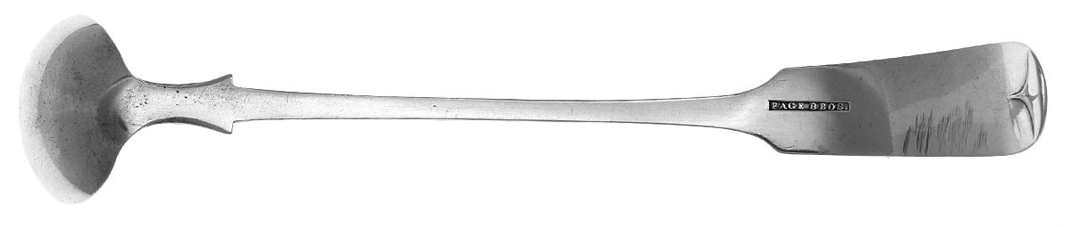 Coin Silver Flatware Mustard Spoon by Page Brothers-2