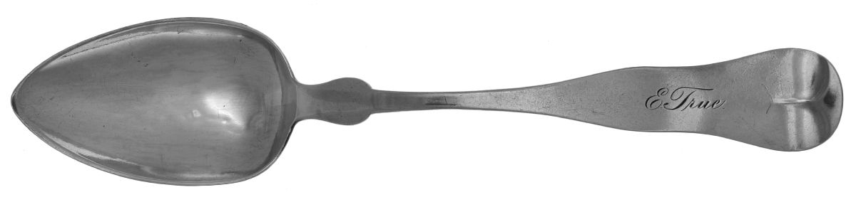 Coin Silver Flatware Tablespoon (Serving Spoon) by M. Pearson-1