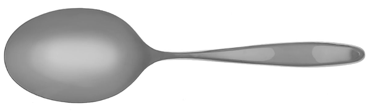 Floret (Stainless) Solid Salad Serving Spoon by Portmeirion-1