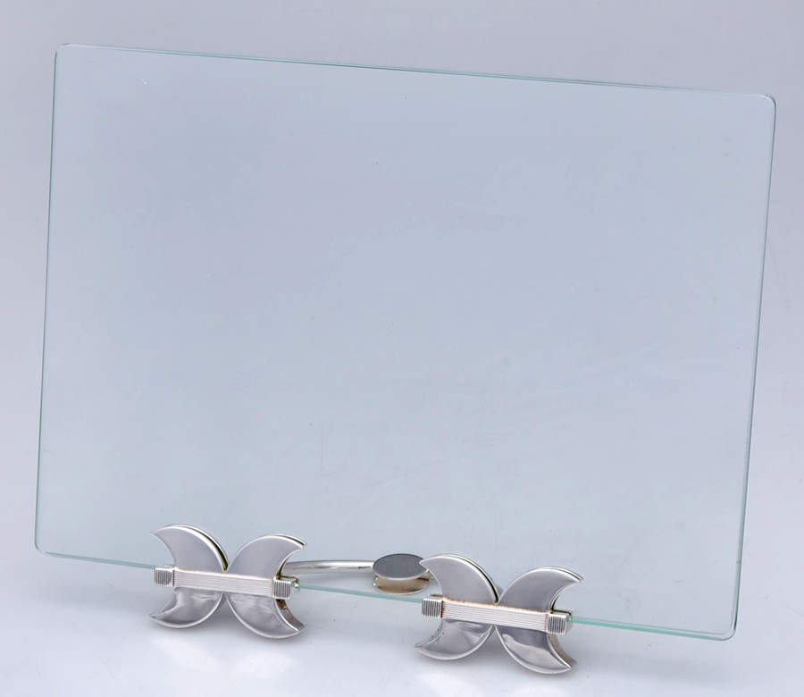 Alpha Cadre (Silverplate, Hollowware) Frame-Holds 5" X 7" Picture by Puiforcat-1