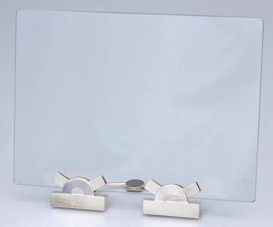 Alpha Cadre (Silverplate, Hollowware) Frame-Holds 5" X 7" Picture by Puiforcat-1