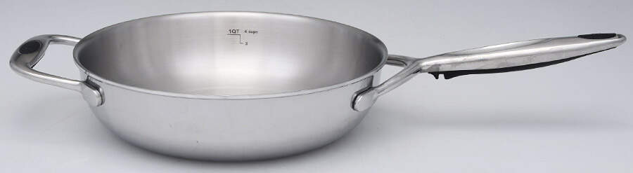 Healthy Cook Solutions 8" Skillet No Glass Lid by Princess House-1