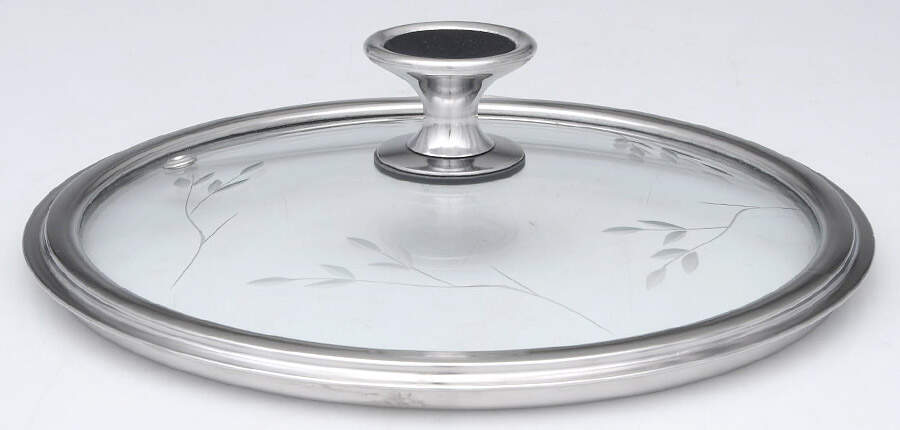 Healthy Cook Solutions Glass Lid for 8" Skillet by Princess House-1