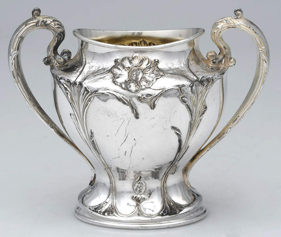 384 (Silverplate, Hollowware) Waste Bowl by Pairpoint Mfg Co-1