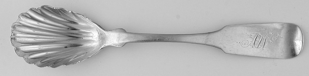 Q1U1 (Coin) Sugar Shell Spoon by Seth P Squire-1