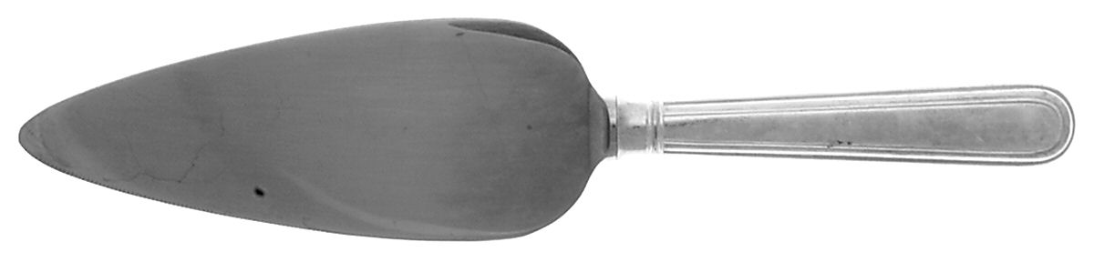 Old English Thread (Silverplate) Pie Server with Stainless Blade by Roberts & Belk-1