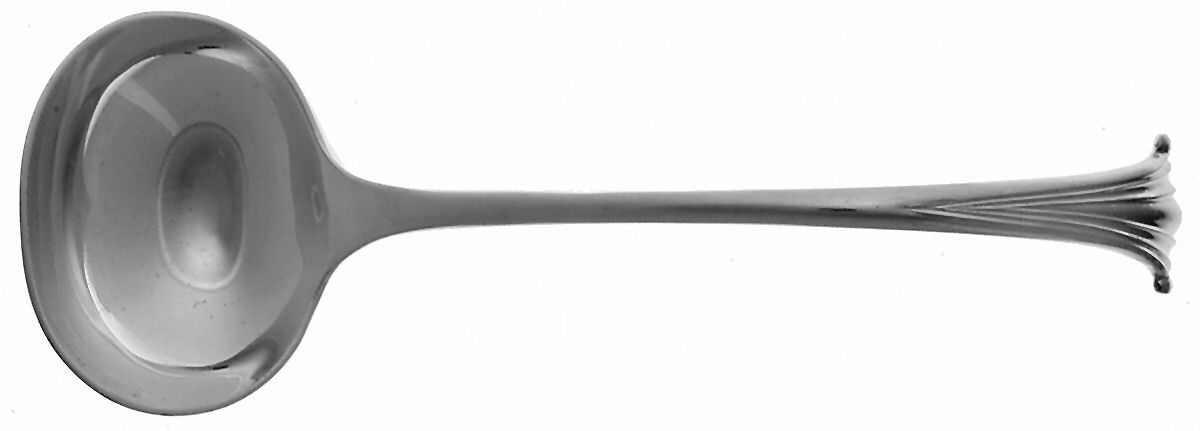 Onslow (Silverplate) Solid Gravy Ladle by Roberts & Belk-1