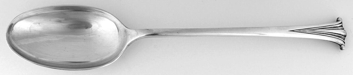 Onslow (Silverplate) Oversize Solid Salad Serving Spoon by Roberts & Belk-1