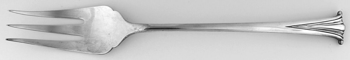 Onslow (Silverplate) Oversize Solid Salad Servng Fork by Roberts & Belk-1