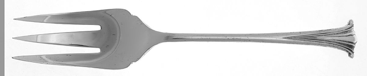 Onslow (Silverplate) Medium Solid Cold Meat Serving Fork by Roberts & Belk-1