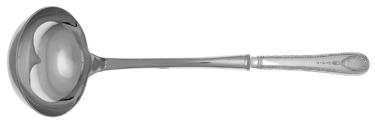Hester Bateman (Silverplate) Soup Ladle with Stainless Bowl HC by Roberts & Belk-1