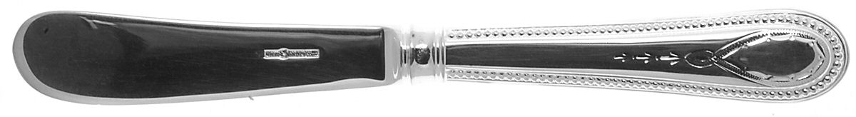 Hester Bateman (Silverplate) Hollow Handle Paddle Butter Spreader (Slvpt) by Roberts & Belk-1