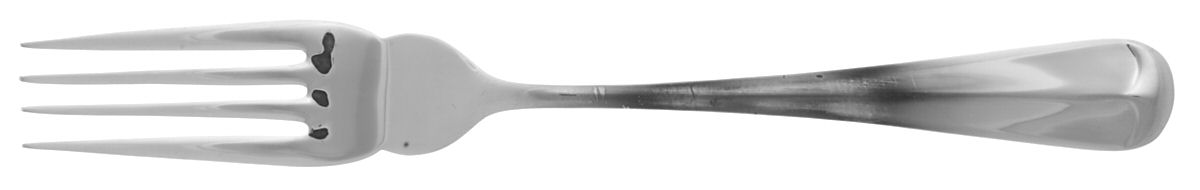 Rattail (SILVERPLATE) Individual Solid Fish Fork by Roberts & Belk-1