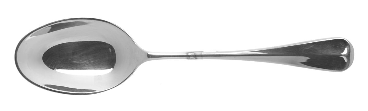Rattail (SILVERPLATE) Tablespoon (Serving Spoon) by Roberts & Belk-1