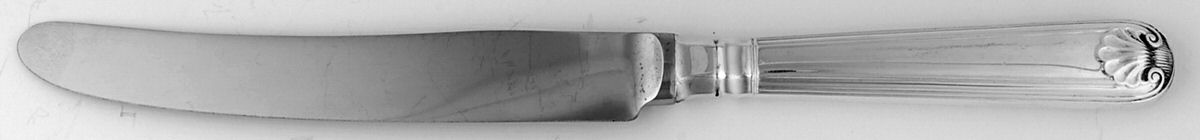 Fiddle Thread & Shell (Silverplate) New French Hollow Knife by Roberts & Belk-1