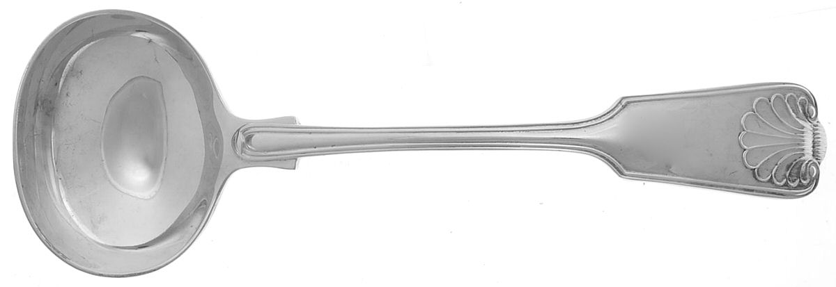 RBL7 (SILVERPLATE) Solid Gravy Ladle by Roberts & Belk-1