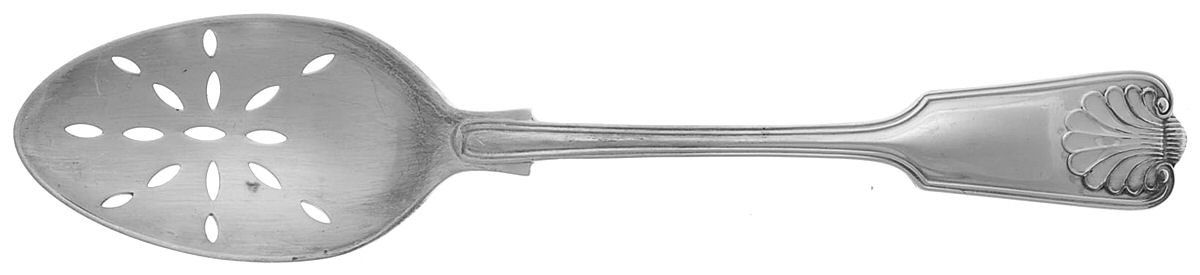 RBL7 (SILVERPLATE) Pierced Tablespoon (Serving Spoon) by Roberts & Belk-1