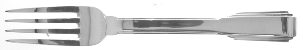 Art Deco (Silverplate) Fork by Ricci (Argentieri)-1
