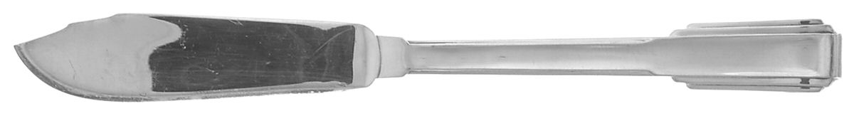 Art Deco (Silverplate) Individual Solid Fish Knife by Ricci (Argentieri)-1
