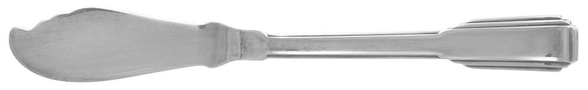 Art Deco (Silverplate) Pastry Knife, Solid Piece by Ricci (Argentieri)-1