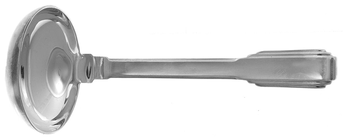 Art Deco (Sterling), Italy Solid Gravy Ladle by Ricci (Argentieri)-1