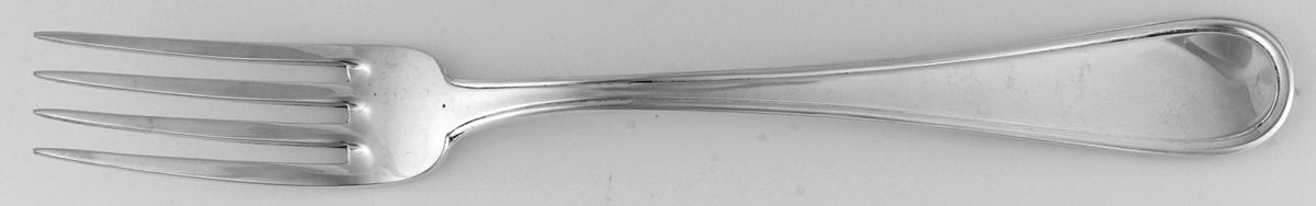Ascot (Silverplate) Solid Serving Fork by Ricci (Argentieri)-1