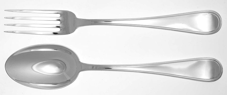 Ascot (Silverplate) Solid Serving Set by Ricci (Argentieri)-1