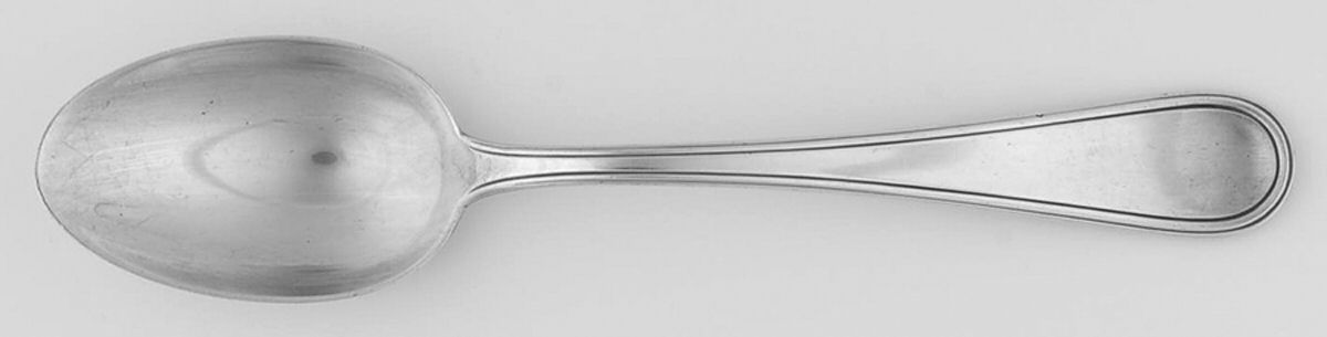 Ascot (Silverplate) Place/Oval Soup Spoon by Ricci (Argentieri)-1