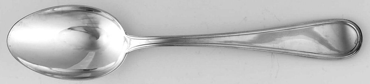 Ascot (Silverplate) European Place/Oval Soup Spoon by Ricci (Argentieri)-1