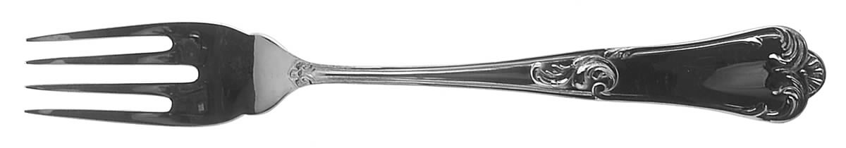 Bernini (Silverplate) Individual Solid Fish Fork by Ricci (Argentieri)-1