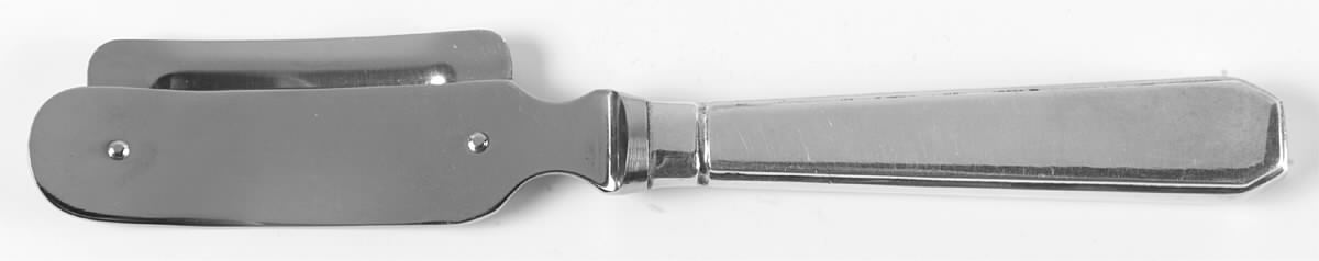 Braque (Silverplate) Lemon Peeler with Stainless Blade by Ricci (Argentieri)-1