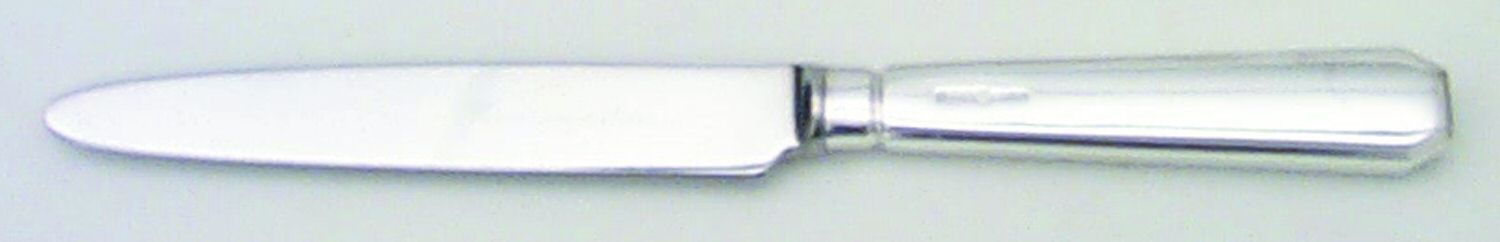 Braque (Silverplate) Dessert Knife with Stainless Blade by Ricci (Argentieri)-1
