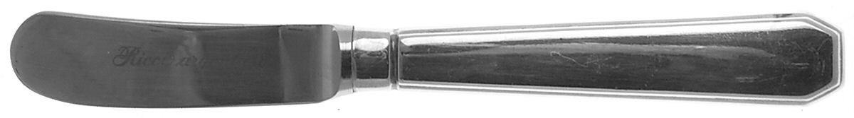 Braque (Silverplate) Butter Spreader Hollow Hdl-Paddle/Stainless Blade by Ricci (Argentieri)-1