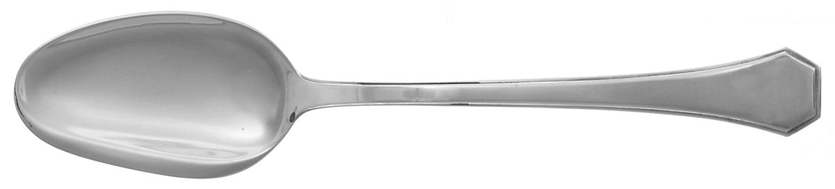 Braque (Silverplate) Individual Sauce Spoon, Solid Piece by Ricci (Argentieri)-1