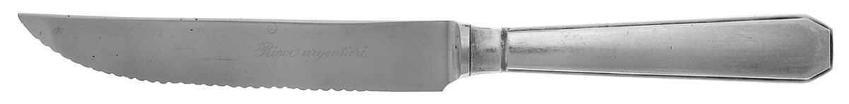 Braque (Silverplate) Individual Steak Knife Hollow Handle by Ricci (Argentieri)-1