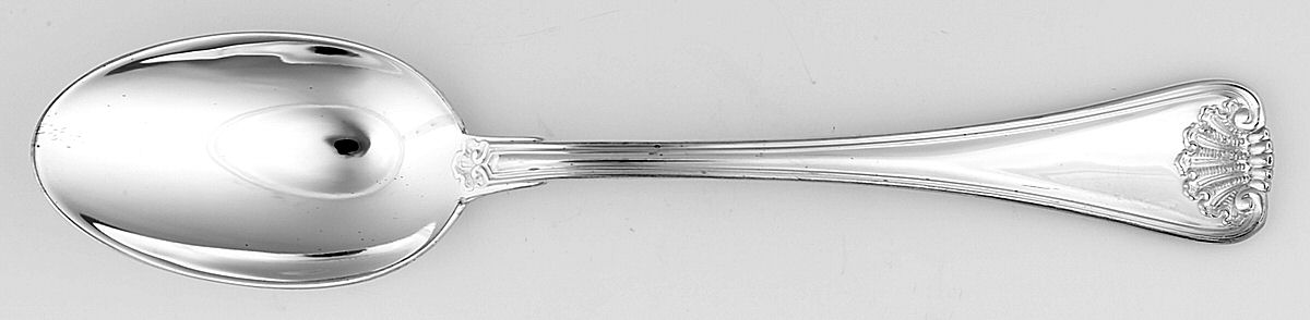 Cellini (Silverplate) Place/Oval Soup Spoon by Ricci (Argentieri)-1
