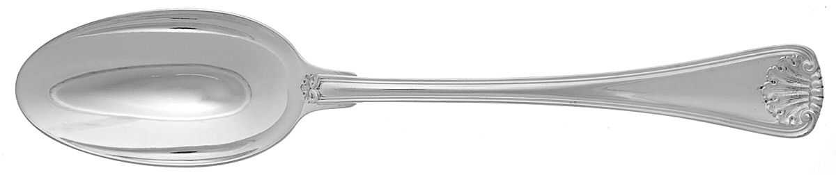 Cellini (Silverplate) Vegetable Serving Spoon (Solid) by Ricci (Argentieri)-1