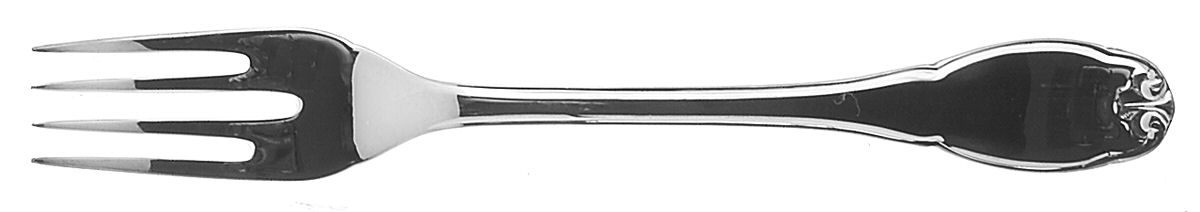 Cezanne (Silverplate) Individual Solid Fish Fork by Ricci (Argentieri)-1