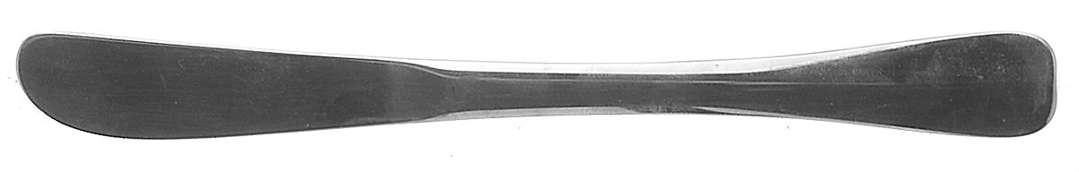 Leonardo (Stainless) Flat Handle Butter Spreader by Ricci (Argentieri)-1