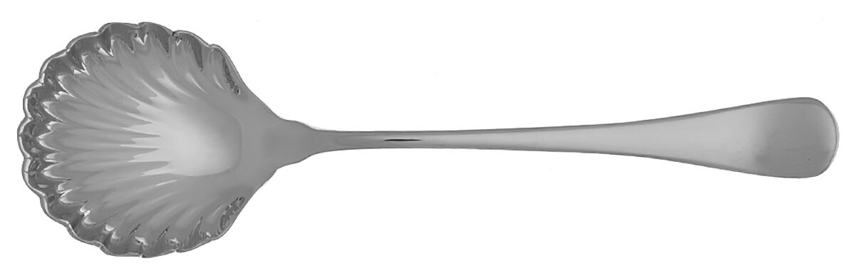 Modigliani (Silverplate) Sugar Shell Spoon by Ricci (Argentieri)-1