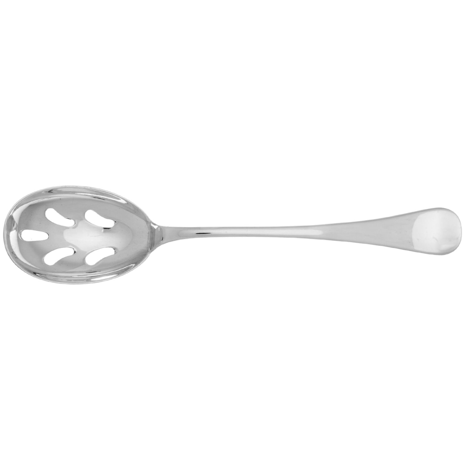 Modigliani (Silverplate) Pierced Tablespoon (Serving Spoon) by Ricci (Argentieri)-1
