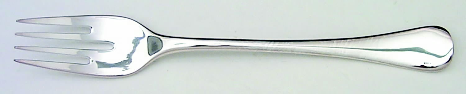 Modigliani (Silverplate) Individual Solid Fish Fork by Ricci (Argentieri)-1