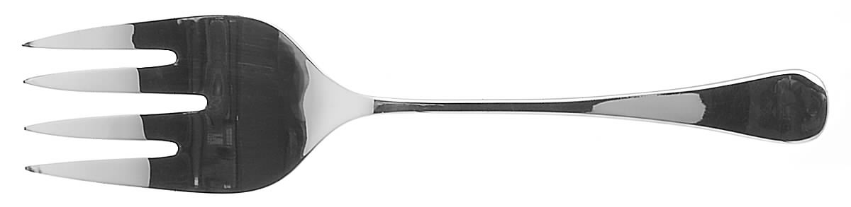 Modigliani (Silverplate) Large Solid Fish Serving Fork by Ricci (Argentieri)-1
